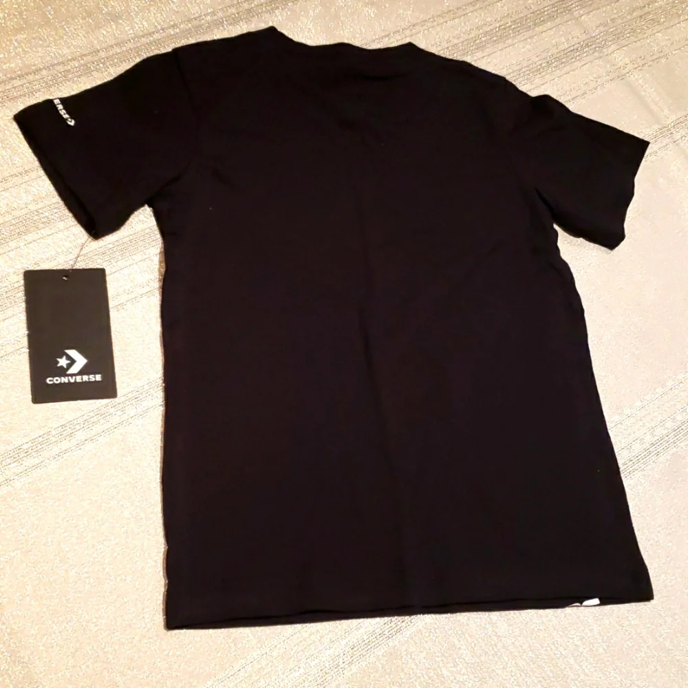 Converse RARE! NEW 1908 Worldwide T-Shirt Tee Boys size 6 (M) BLACK NWT